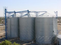 The flat steel plate silo in Iran customers