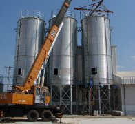 Korean customers in steel silo