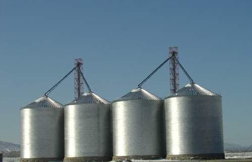 flat bottomed silo