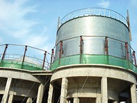 Steel Silo Construction Site